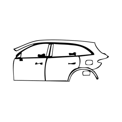 Pre-Cut PPF Mercedes-Benz GLC SUV Extended Wheelbase (GLC L) Base 2024 - PPF-Kits