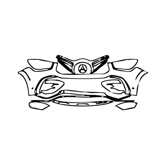 Pre-Cut PPF Mercedes-Benz GLE GLE SUV AMG line 2024 - PPF-Kits