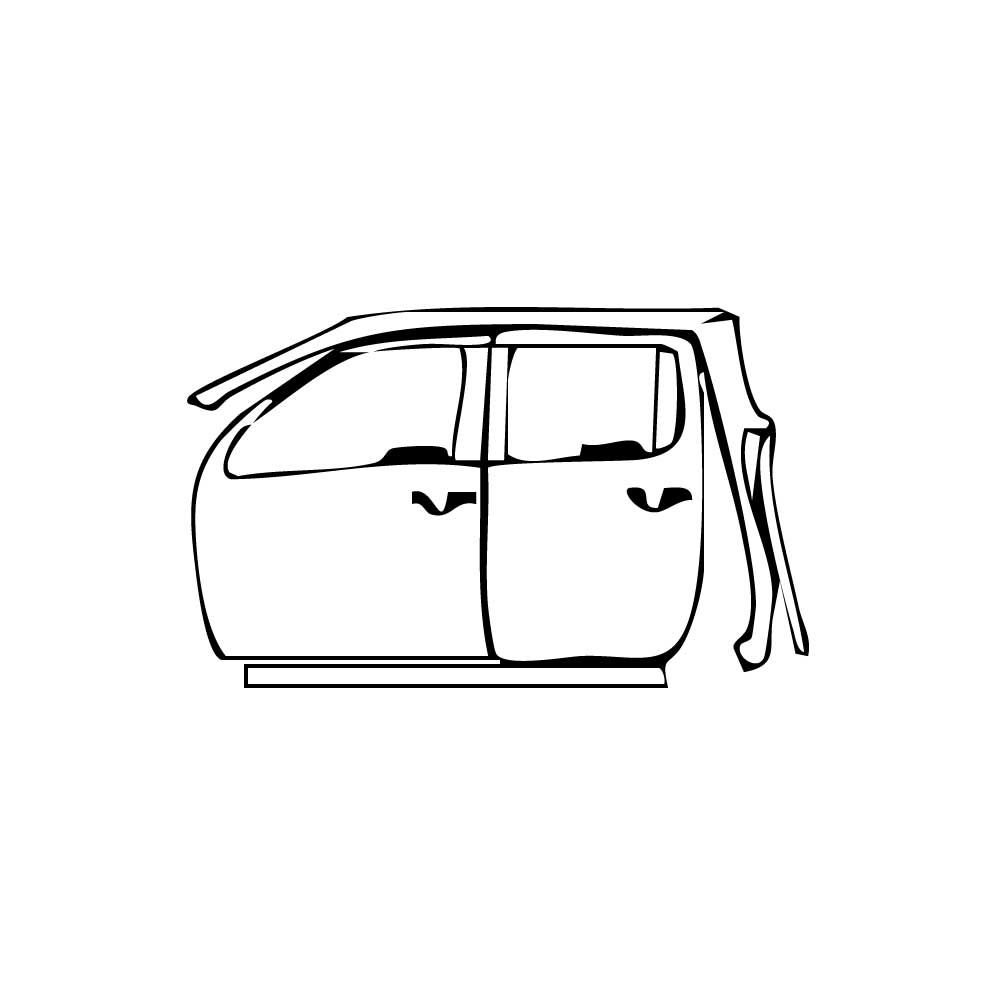 Pre-Cut PPF Nissan Frontier Crew Cab Pro-X 2024 - PPF-Kits