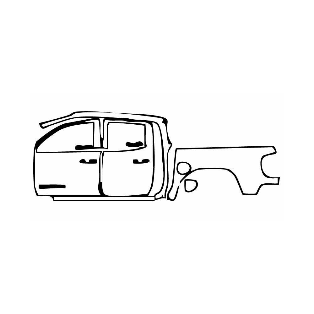 Pre-Cut PPF GMC Canyon Denali 2024 - PPF-Kits