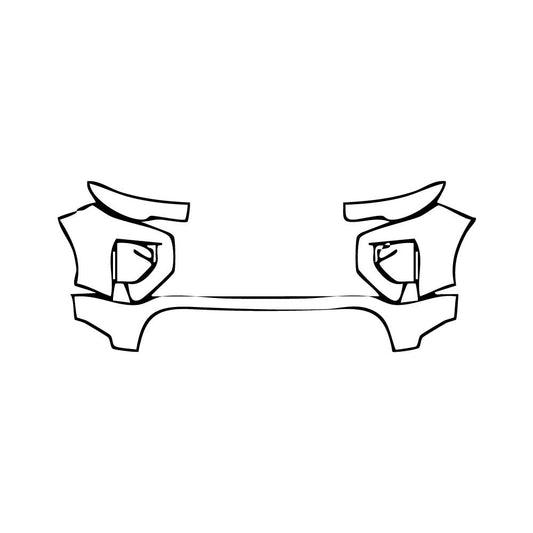 Pre-Cut PPF GMC Canyon Elevation 2024 - PPF-Kits