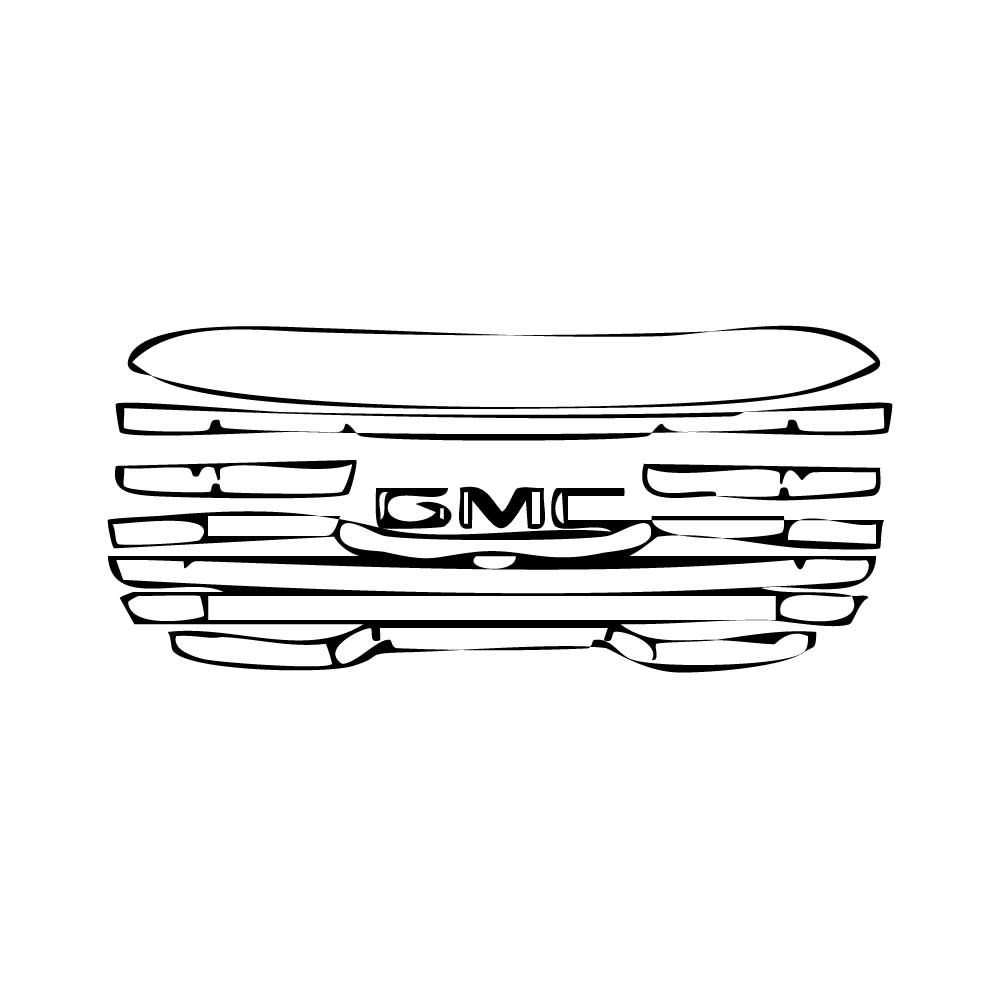 Pre-Cut PPF GMC Sierra 1500 Crew Cab SLT 2024 - PPF-Kits