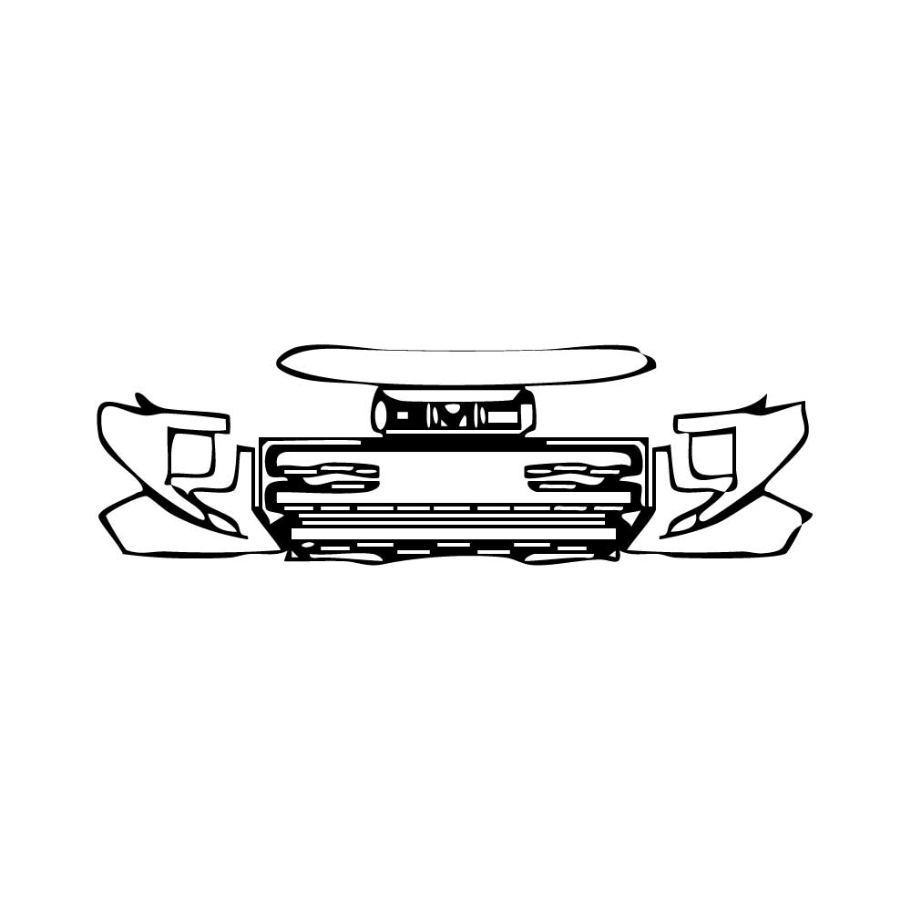 Pre-Cut PPF GMC Sierra 1500 Crew Cab AT4X 2024 - PPF-Kits