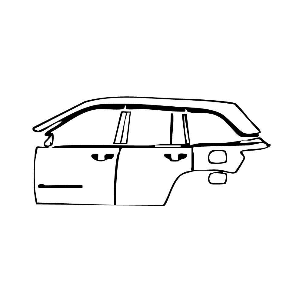 Pre-Cut PPF JEEP Grand Cherokee Grand Cherokee (2-row) Trailhawk 2024 - PPF-Kits