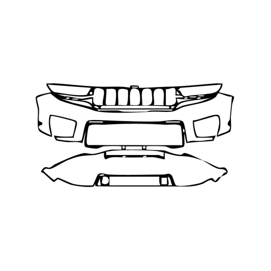 Pre-Cut PPF JEEP Grand Cherokee Grand Cherokee (2-row) Overland 2024 - PPF-Kits