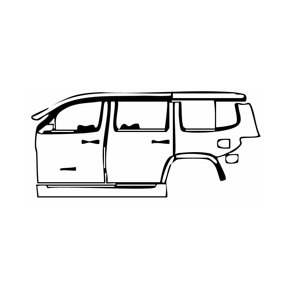 Pre-Cut PPF JEEP Grand Wagoneer Standard Wheelbase Series III Obsidian 2024 - PPF-Kits