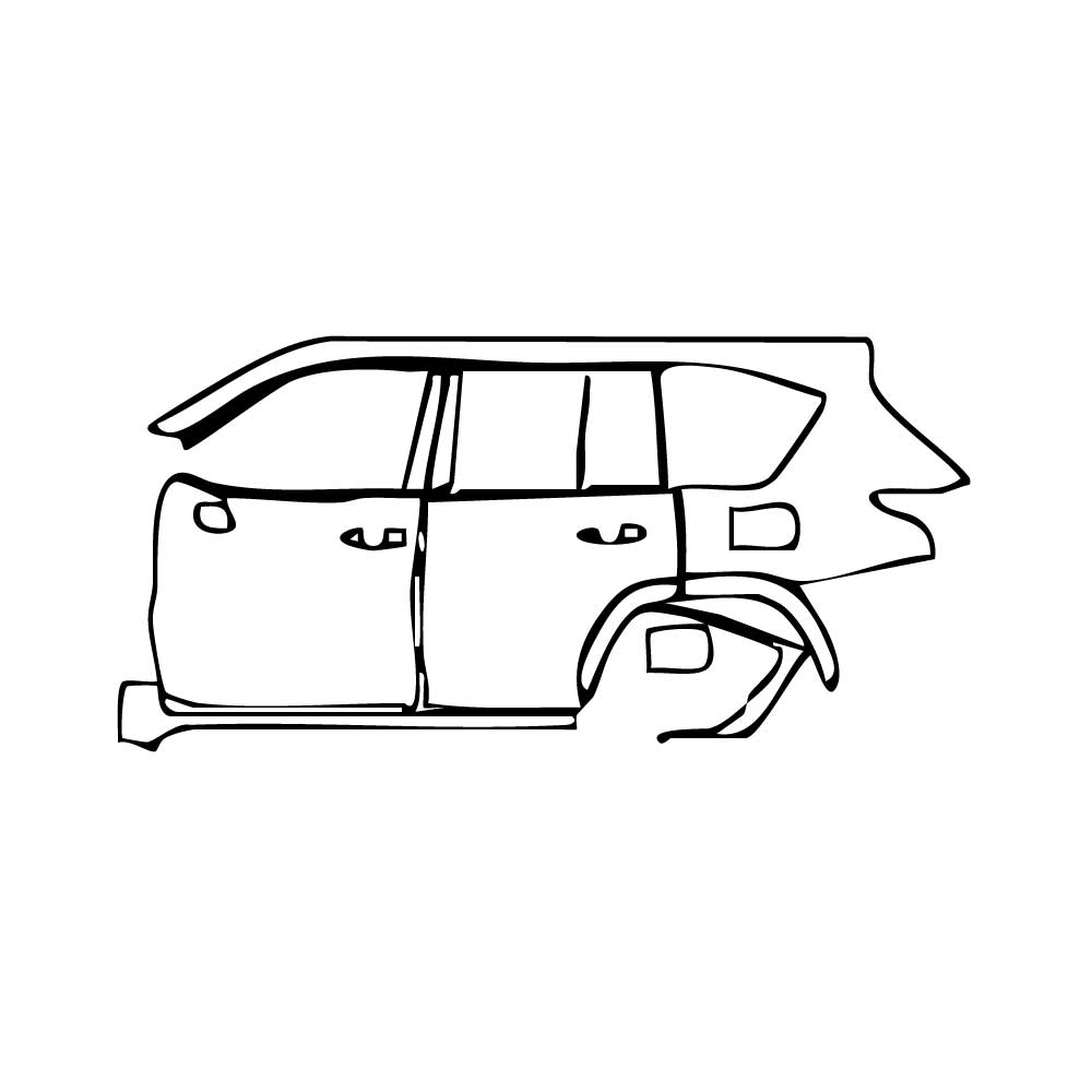 Pre-Cut PPF Lexus LX Luxury 2024 - PPF-Kits