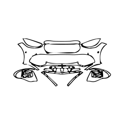 Pre-Cut PPF Mercedes-Benz S Class Sedan AMG S63 E Performance Extended Wheelbase 2024 - PPF-Kits