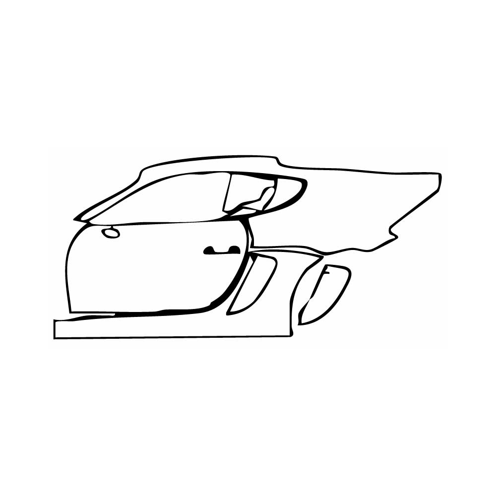 Pre-Cut PPF Porsche 718 Cayman Cayman GT4RS 2024 - PPF-Kits