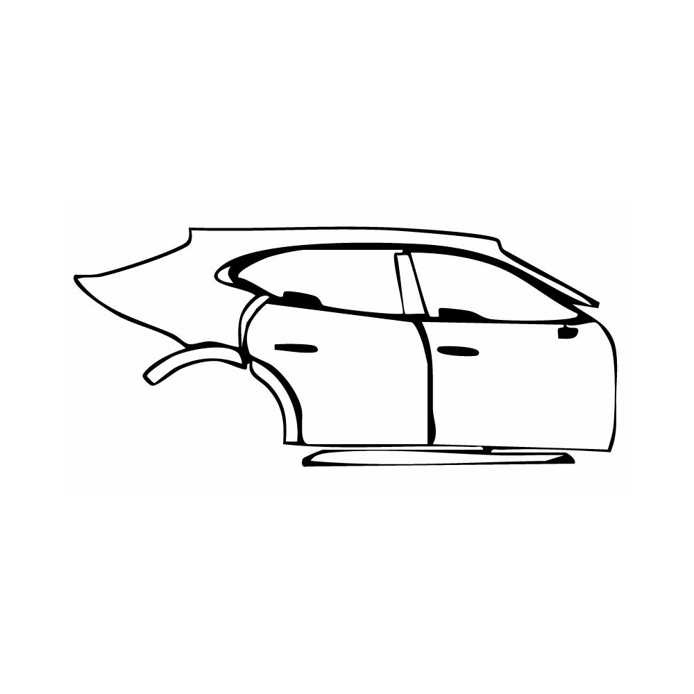 Pre-Cut PPF Porsche Taycan Cross Turismo Taycan Turbo S Cross Turismo 2024 - PPF-Kits