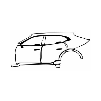 Pre-Cut PPF Porsche Taycan Cross Turismo Taycan Turbo S Cross Turismo 2024 - PPF-Kits