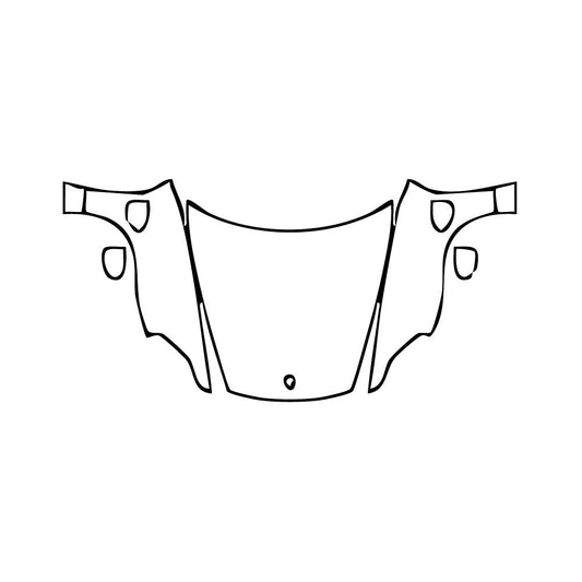 Pre-Cut PPF Porsche Taycan Sport Turismo Taycan Turbo S Sport Turismo 2024 - PPF-Kits