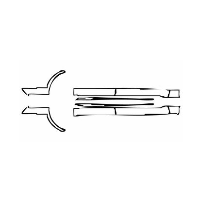 Pre-Cut PPF Porsche Taycan Sport Turismo Taycan Turbo S Sport Turismo 2024 - PPF-Kits