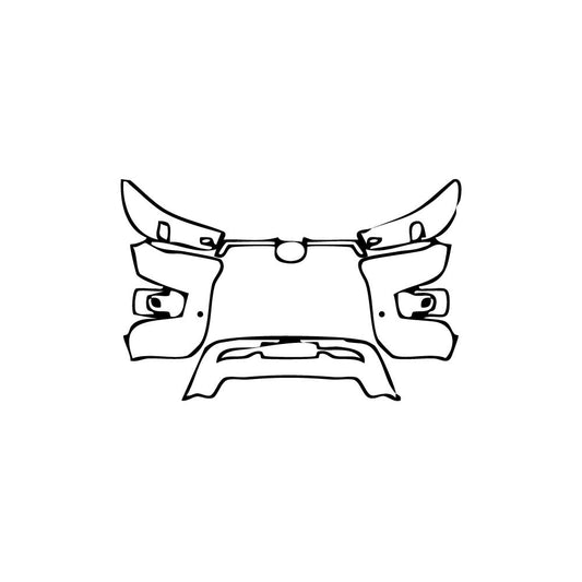 Pre-Cut PPF Toyota Hilux (EU) Double Cab Invincible X 2021 - PPF-Kits