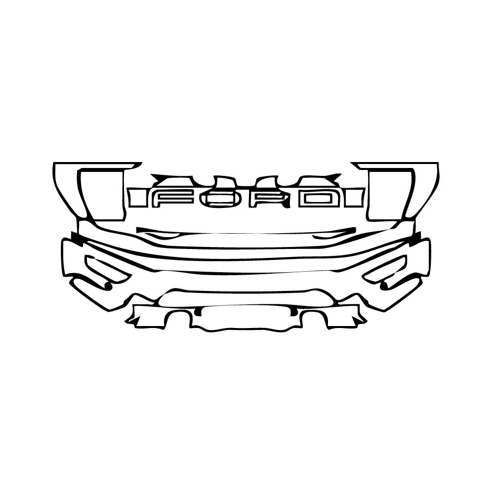 Pre-Cut PPF Ford F-150 Raptor SuperCrew 2022 - PPF-Kits