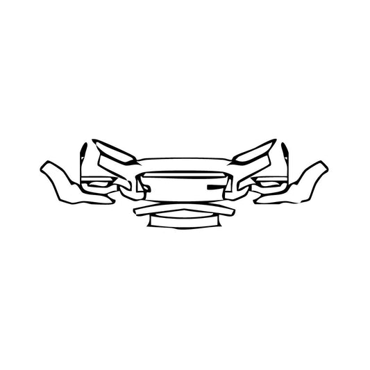 Pre-Cut PPF Ford Mustang Fastback ShelbyGT500 2021 - PPF-Kits