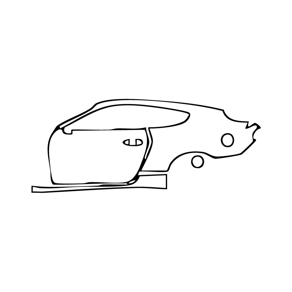 Pre-Cut PPF Ford Mustang Fastback ShelbyGT500 2021 - PPF-Kits