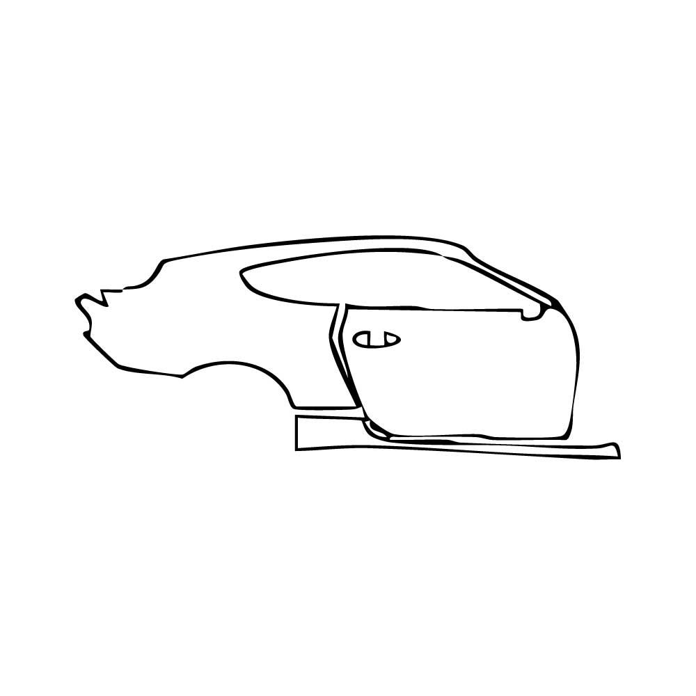 Pre-Cut PPF Ford Mustang Fastback ShelbyGT500 2021 - PPF-Kits