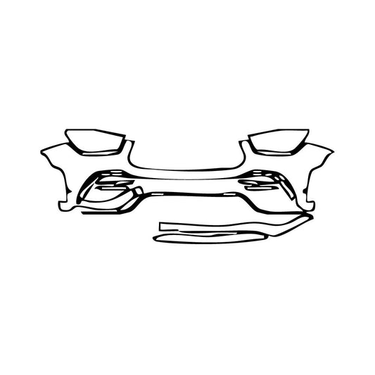 Pre-Cut PPF Mercedes-Benz GLE GLE SUV AMG GLE 53 2021 - PPF-Kits