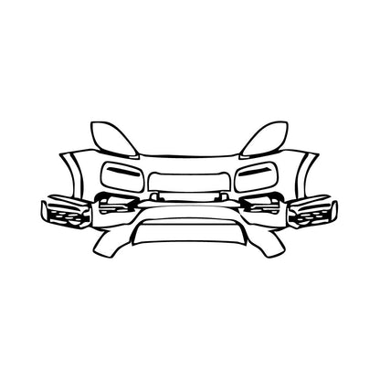 Pre-Cut PPF Porsche Cayenne Cayenne Turbo 2018 - PPF-Kits