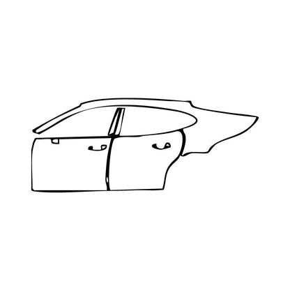 Pre-Cut PPF Porsche Panamera Sedan Panamera Turbo 2017 - PPF-Kits