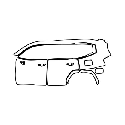 Pre-Cut PPF Toyota Land Cruiser base 2022 - PPF-Kits