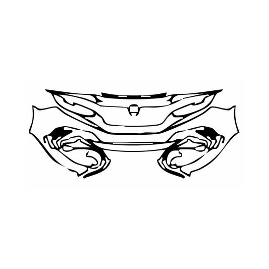 Pre-Cut PPF Honda Civic Type R 2020 - PPF-Kits