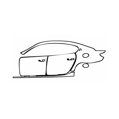 Pre-Cut PPF Maserati Quattroporte Quattroporte S Q4 Base 2018 - PPF-Kits