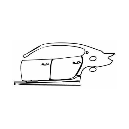 Pre-Cut PPF Maserati Quattroporte Quattroporte S Q4 GranSport 2018 - PPF-Kits