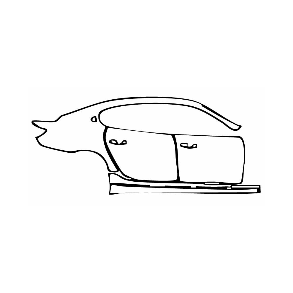 Pre-Cut PPF Maserati Quattroporte Quattroporte S Q4 GranSport 2018 - PPF-Kits