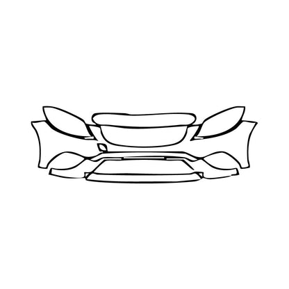 Pre-Cut PPF Mercedes-Benz C Class Sedan Base Standard Wheelbase 2019 - PPF-Kits
