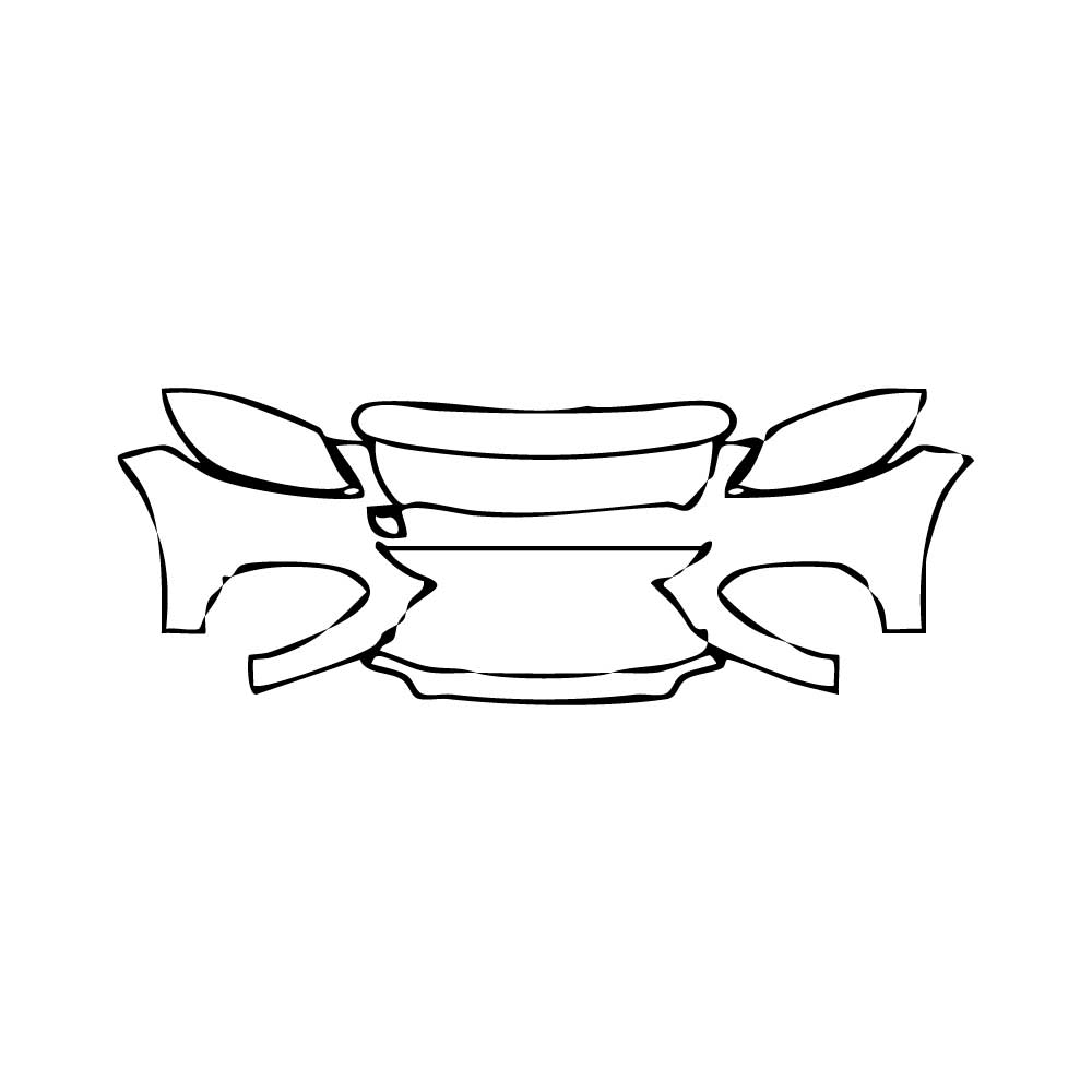 Pre-Cut PPF Mercedes-Benz C Class Sedan Base Extended Wheelbase 2015 - PPF-Kits