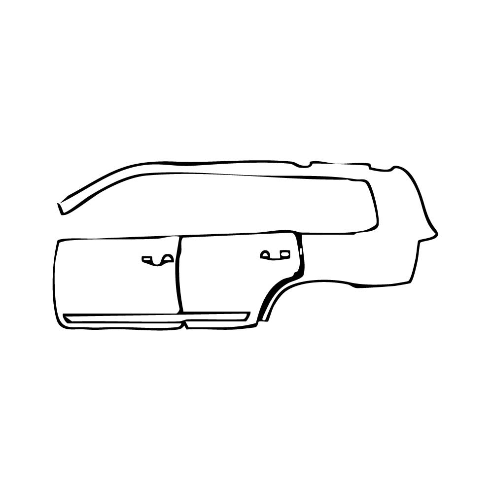 Pre-Cut PPF Toyota Land Cruiser V8 2016 - PPF-Kits