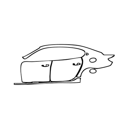 Pre-Cut PPF Maserati Quattroporte Quattroporte S Q4 Base 2013 - PPF-Kits