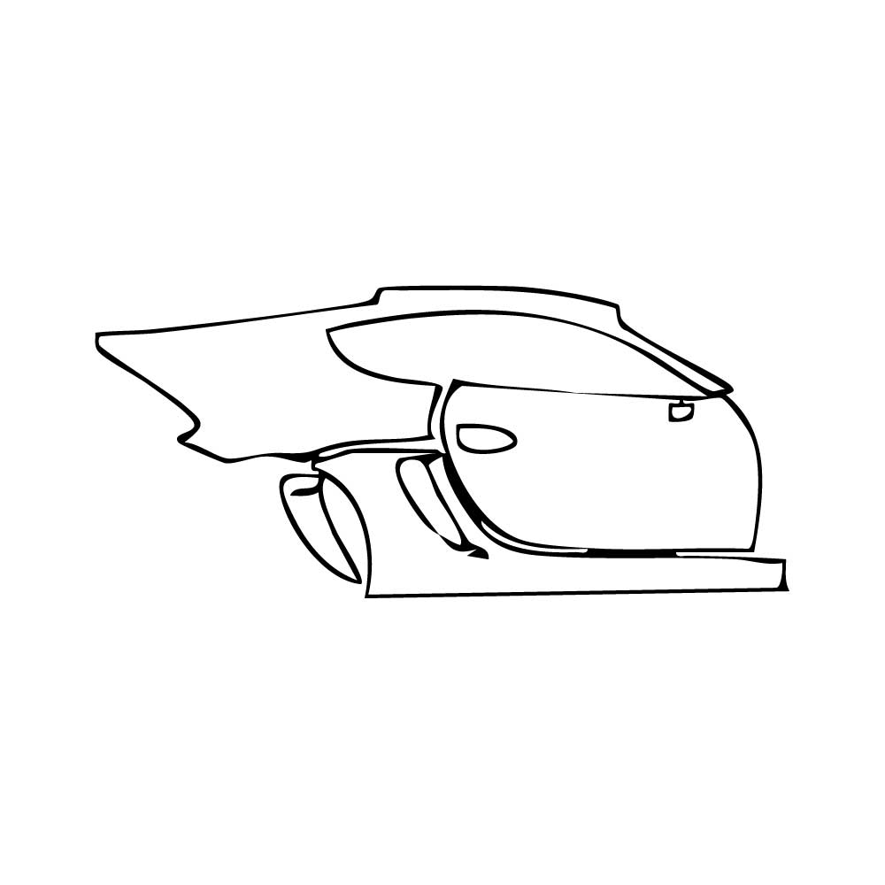 Pre-Cut PPF Porsche Cayman Cayman GT4 2016 - PPF-Kits