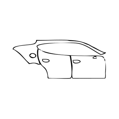 Pre-Cut PPF Porsche Panamera Sedan Panamera Turbo 2010 - PPF-Kits