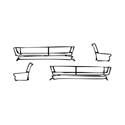 Pre-Cut PPF JEEP Grand Cherokee Grand Cherokee L (3-row) Overland 2025 - PPF-Kits