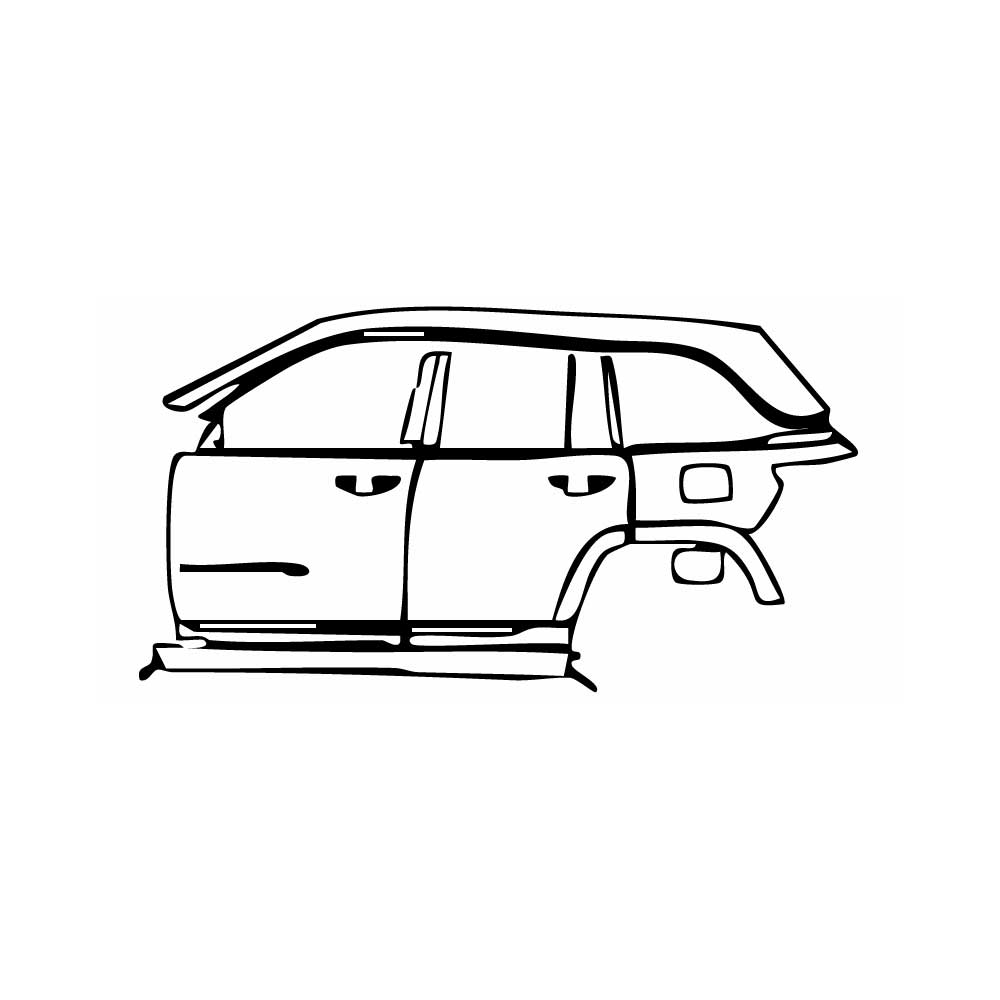 Pre-Cut PPF JEEP Grand Cherokee Grand Cherokee (2-row) Summit Reserve 2025 - PPF-Kits