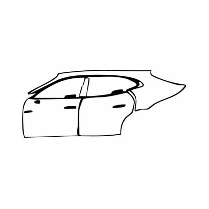 Pre-Cut PPF Porsche Taycan Sport Turismo Taycan Turbo Sport Turismo 2025 - PPF-Kits