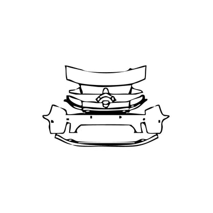 Pre-Cut PPF Dodge Charger Daytona 2-Door Scat Pack 2025 - PPF-Kits