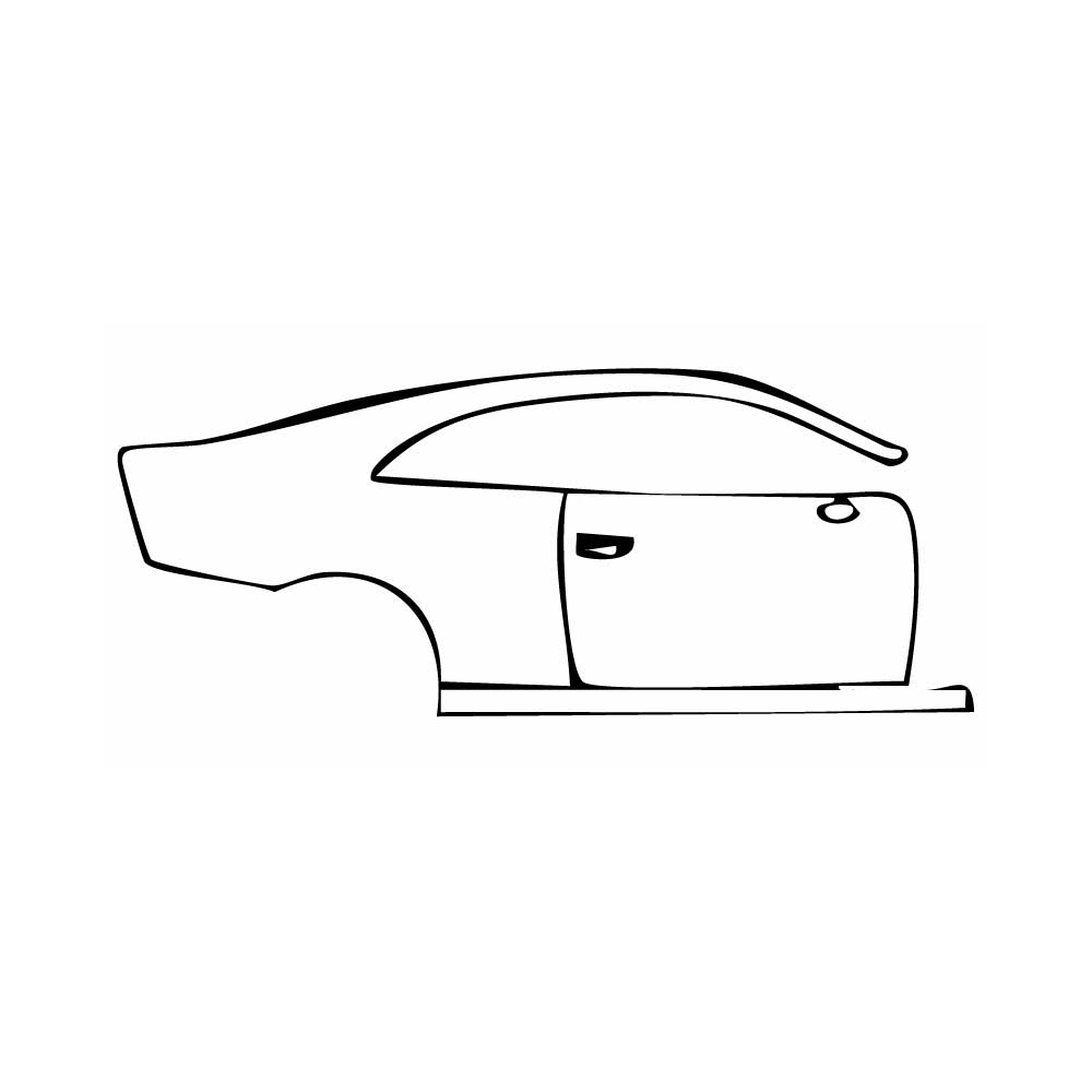 Pre-Cut PPF Dodge Charger Daytona 2-Door Scat Pack 2025 - PPF-Kits