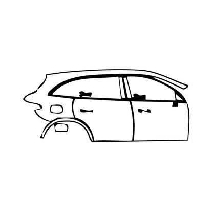 Pre-Cut PPF Mercedes-Benz GLC SUV Extended Wheelbase (GLC L) Base 2025 - PPF-Kits