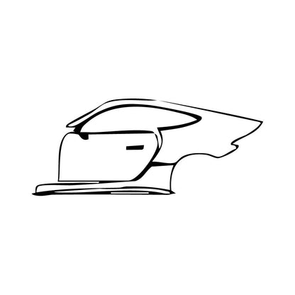 Pre-Cut PPF Mercedes-Benz AMG GT 2-Door AMG GT 63 S E Performance 2025 - PPF-Kits