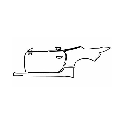 Voorgesneden PPF Maserati GranCabrio Folgore 2025