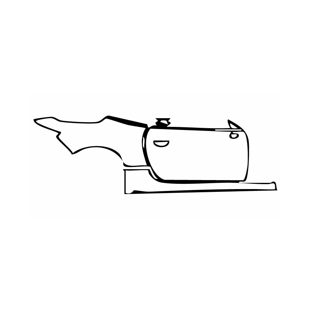 Voorgesneden PPF Maserati GranCabrio Folgore 2025