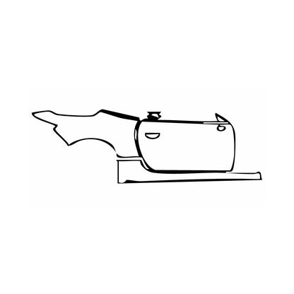 Voorgesneden PPF Maserati GranCabrio Folgore 2025