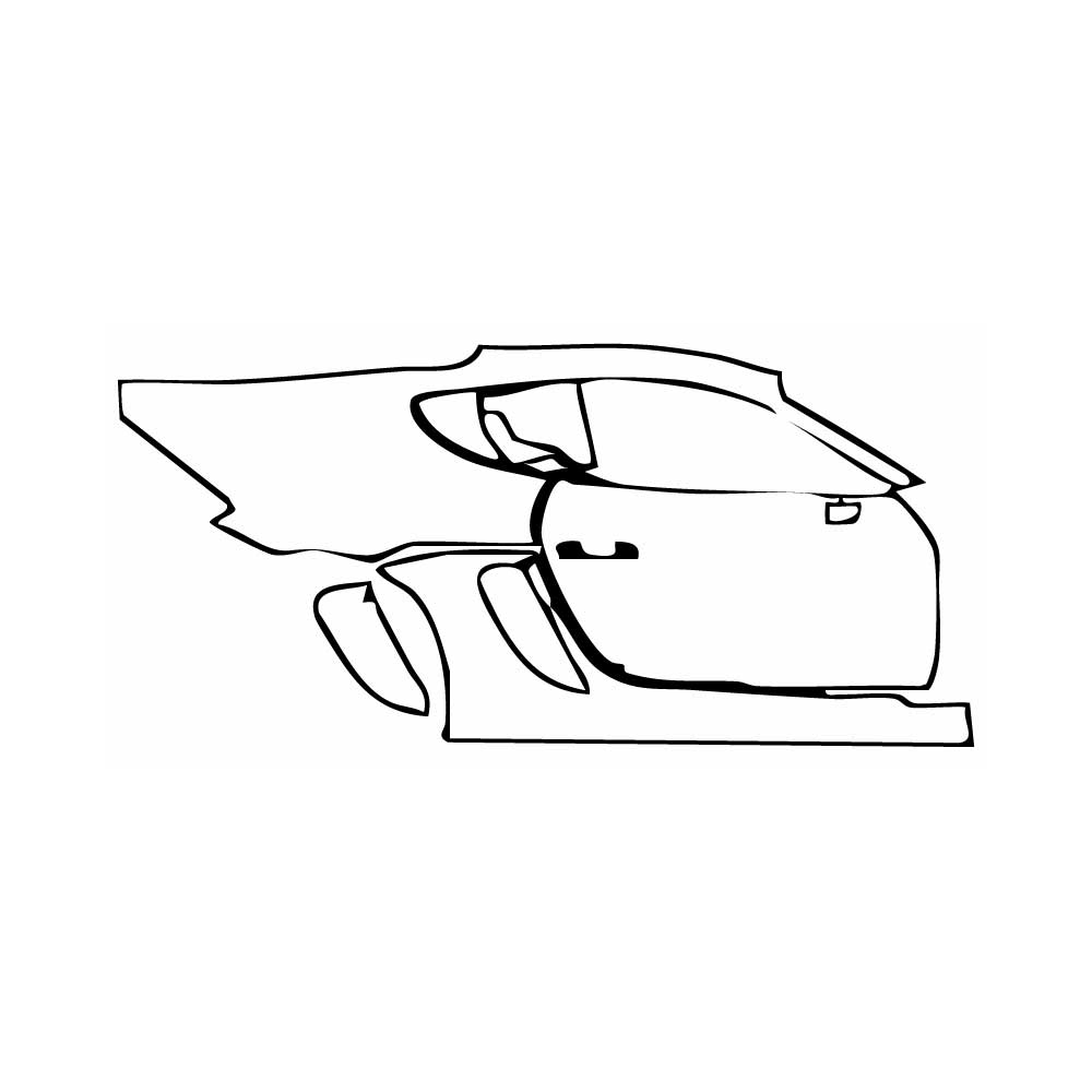 Voorgesneden PPF Porsche 718 Cayman Cayman GT4RS 2025