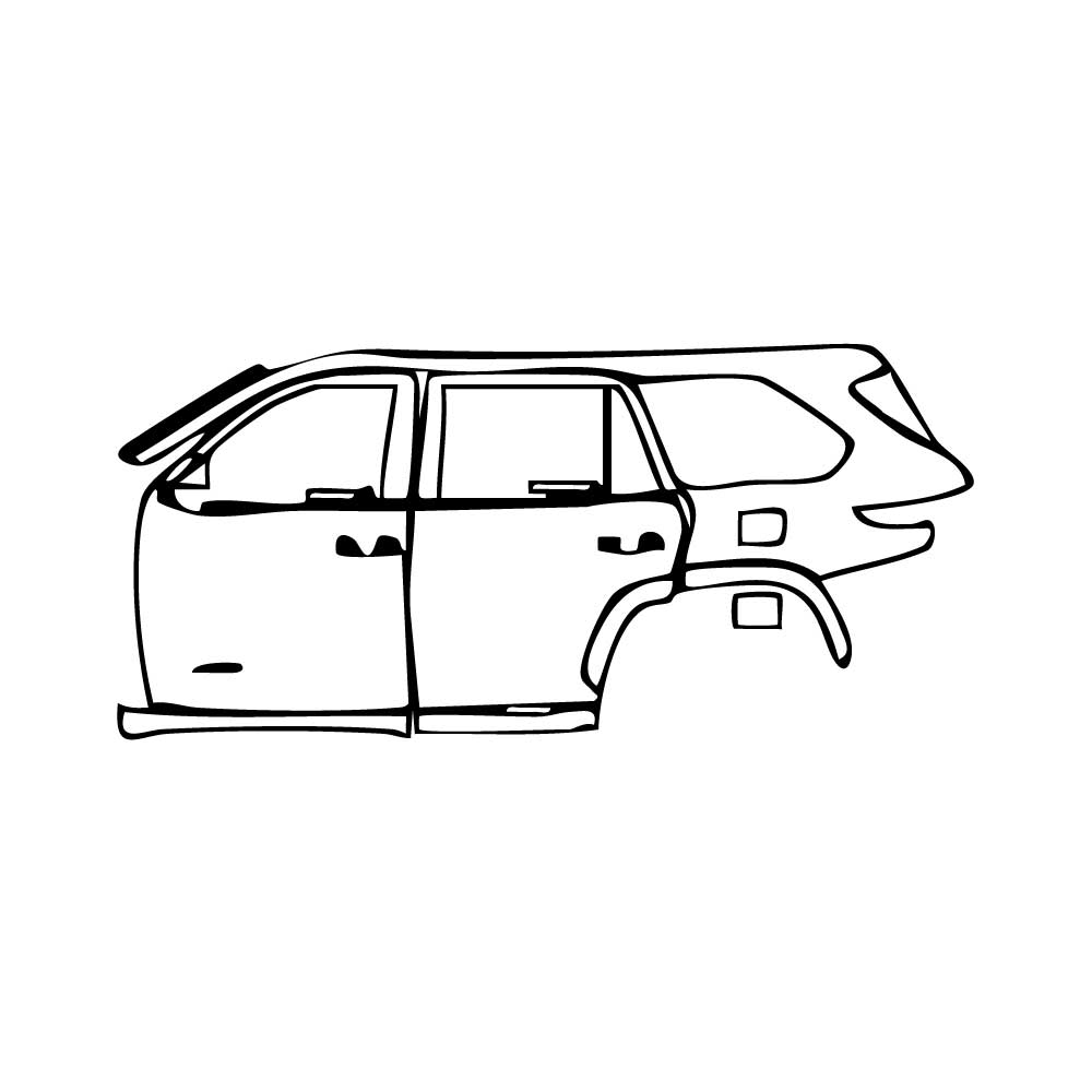 Voorgesneden PPF Toyota Sequoia Limited 2025