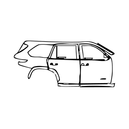 Voorgesneden PPF Toyota Sequoia Limited 2025