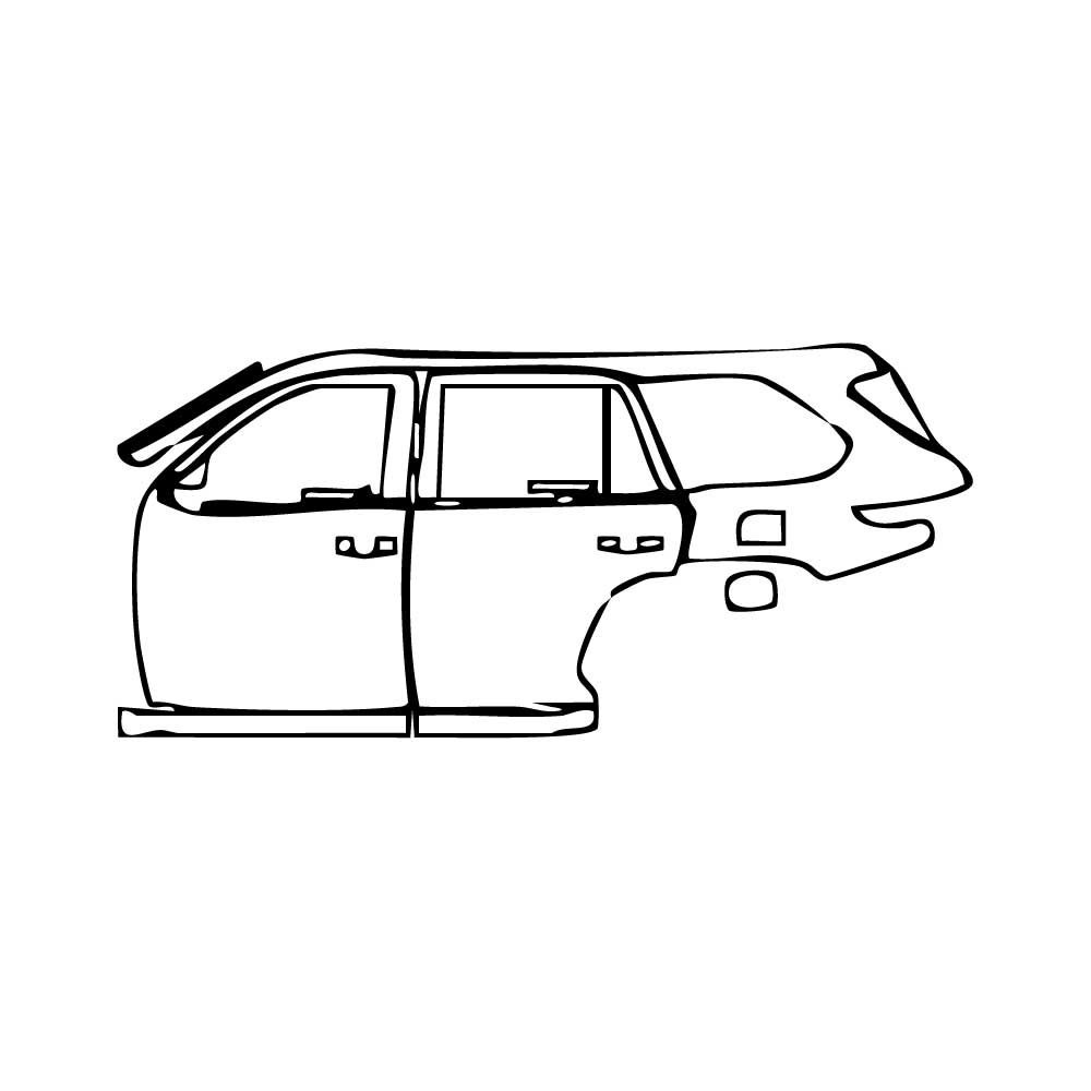 Voorgesneden PPF Toyota Sequoia TRD Pro 2025